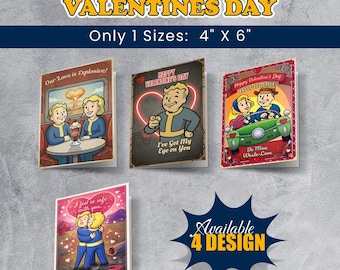 Retro Valentines Day Card, Printable Folding Romantic Valentine for Couples, Gamer Valentine Cards, Editable Canva, Instant Download