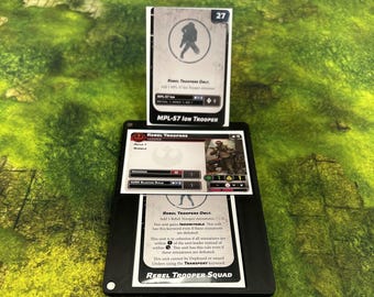 Unit & Upgrade Card Stackable Trays / Raised Trays - Star Wars Legion