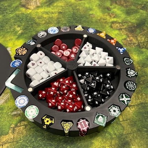 Förvaringskombination för polletter och roterande tärningar (flera polletttyper) - Star Wars Legion