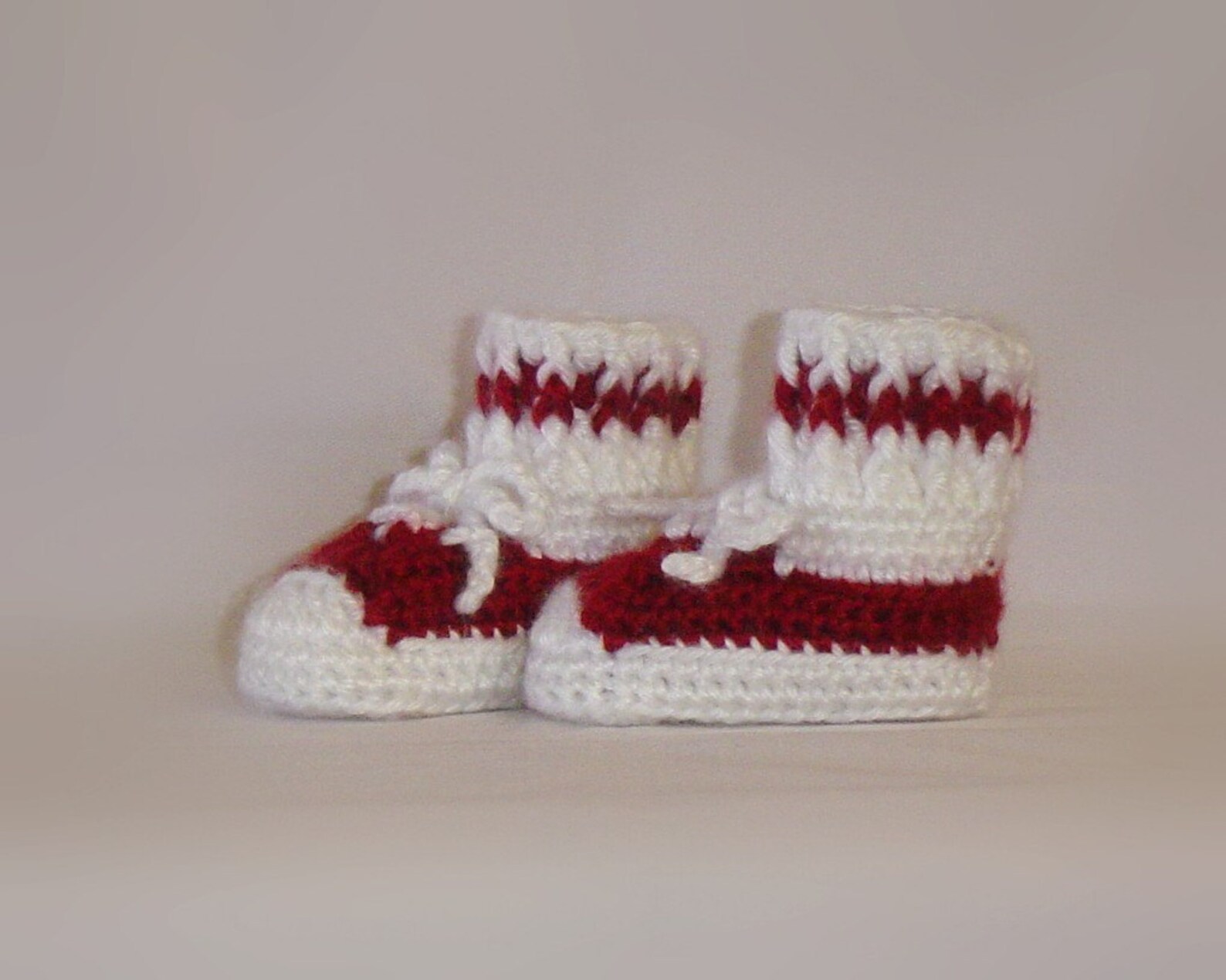 Crochet Tennis Shoe Baby Bootie Pattern PDF 3 Sizes Etsy