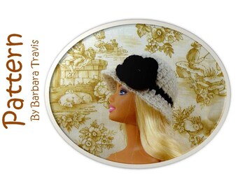 Häkelanleitung Klassischer Cloche für Barbie Flapper 1920s Roaring Twenties
