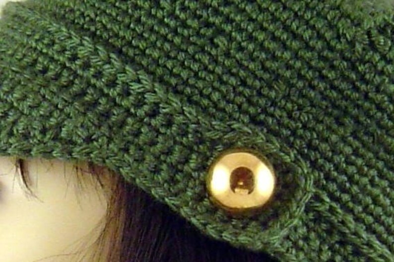 Crochet Pattern Pinwheel Newsboy Cap H1009 - Etsy