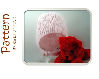 Knitting Pattern Child's Hood Cable Aran BH1001