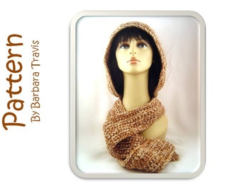 Häkelanleitung Haube mit Schal