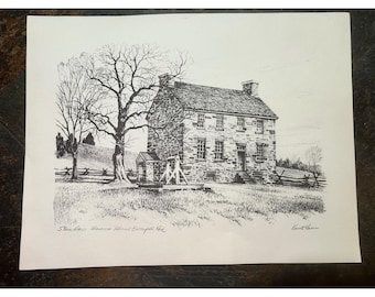 Historisches Kenneth Harris 1973 Manassas Virginia Print Portfolio – 6 signierte Drucke
