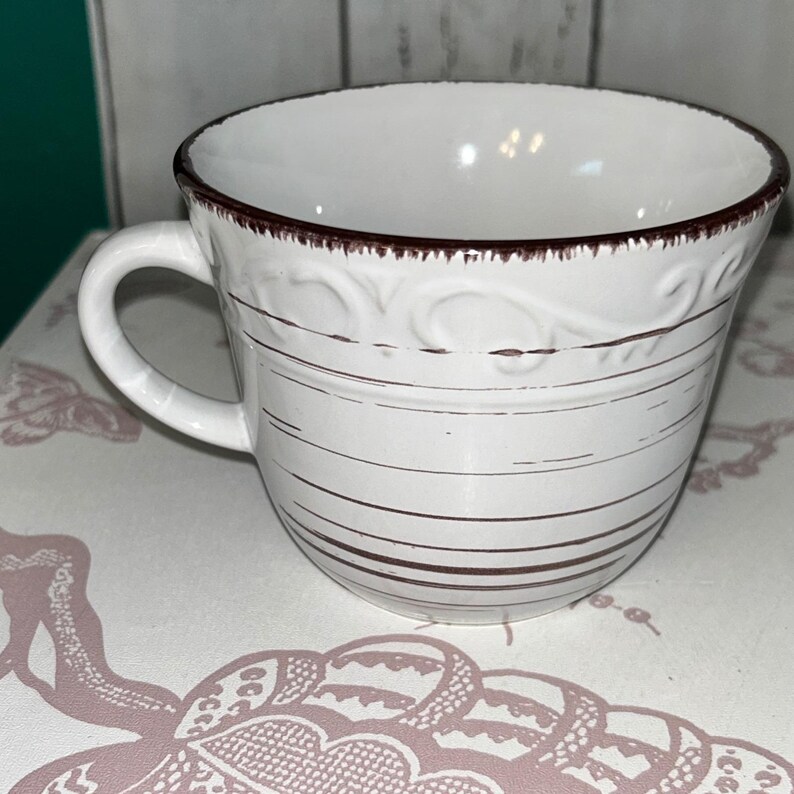 Pfaltzgraff Trellis Coffee Mugs - Thumbnail 3