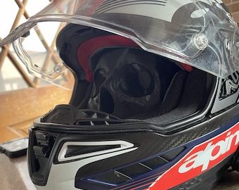 Motorcycle Skull Helmet Stand