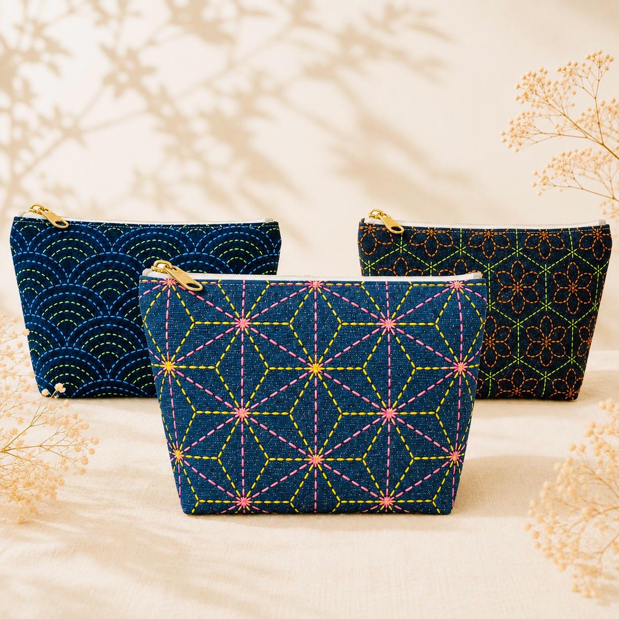 Sashiko Kit Bag - Etsy