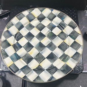 Mackenzie Childs Enamel Dinner Plate - 12 inches image 1