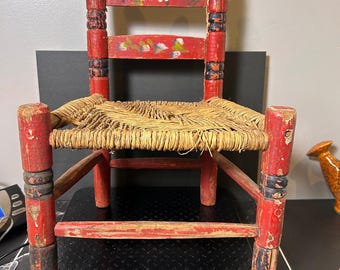Mexican Folk Art Childrens Chair