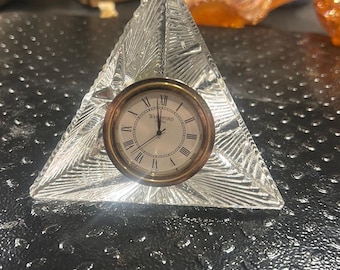 Waterford Pyramid Clock