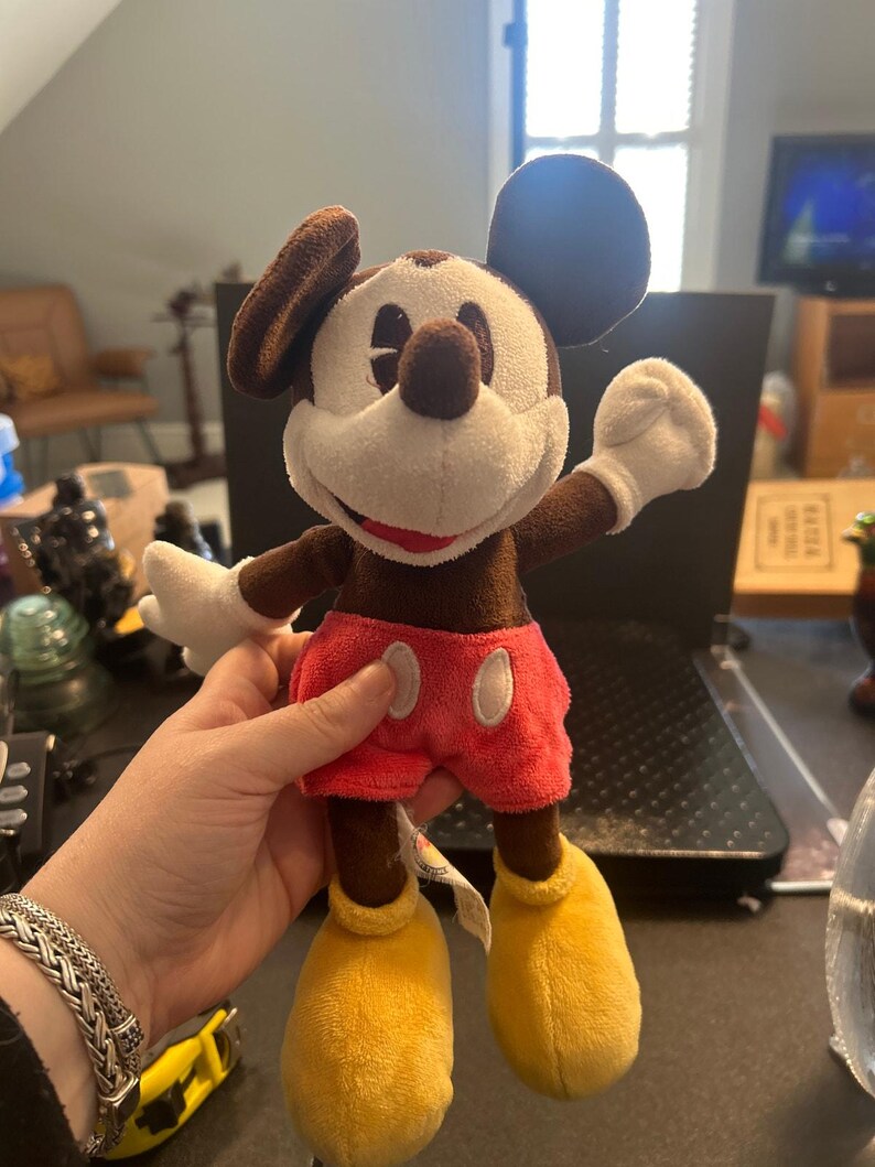 Peluche vintage de Mickey Mouse imagen 2
