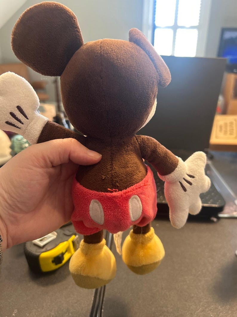 Peluche vintage de Mickey Mouse imagen 5