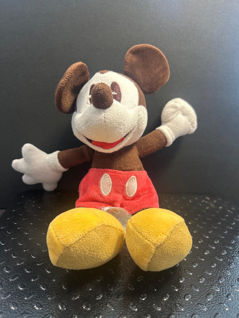 Peluche vintage de Mickey Mouse imagen 1