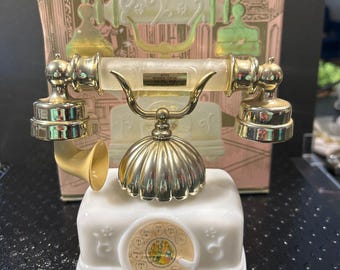 Avon French Telephone Collectible Bottle w/Box