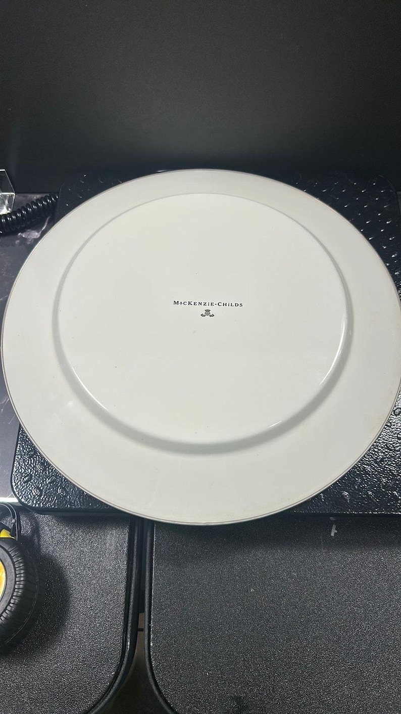 Mackenzie Childs Enamel Dinner Plate - 12 inches image 2