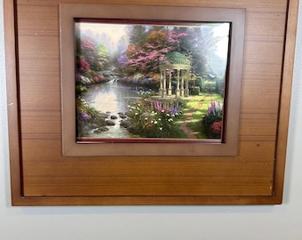 Thomas Kinkade "The Garden of Prayer" framed art print