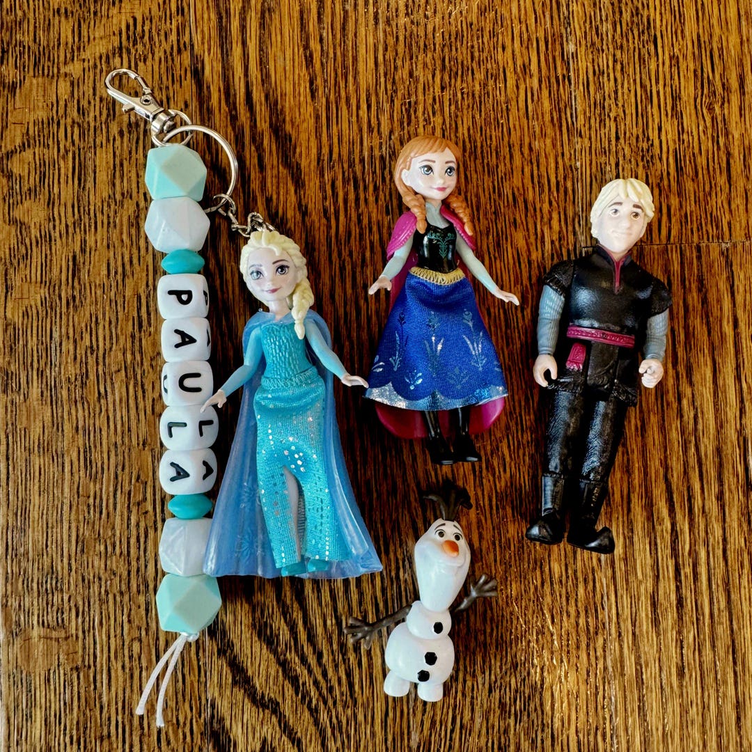 Personalized Frozen Keychain - Etsy