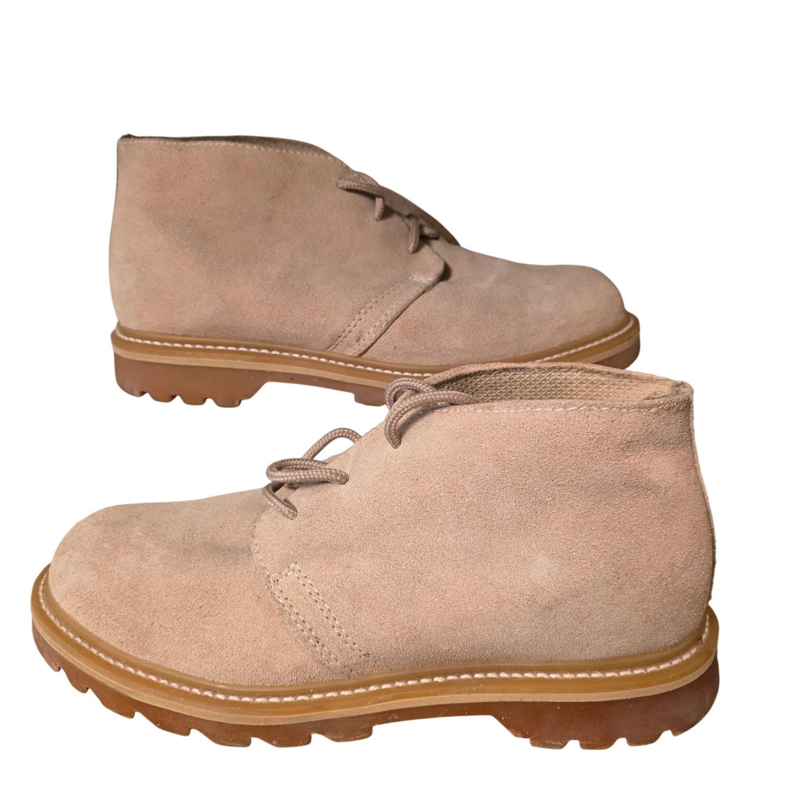 VINTAGE SAO Brown Suede Leather Chunky Chukka Boots Men\'s Shoes Size 9.5 Angle_65_6d81c6a3-c94f-405a-  main image 2