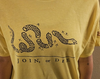 Join or die tshirt