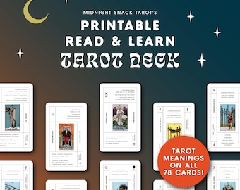 Lese & Lern Tarot Deck: Reiter-Waite (PDF, JPG Download)