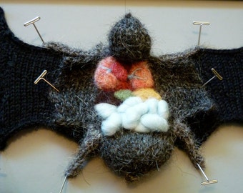 Knitted Dissected Bat Specimen