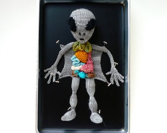 Knitted Alien Autopsy
