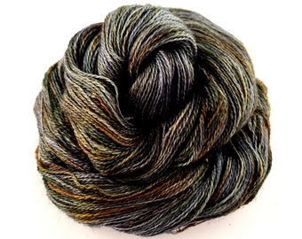 Custom dyed 100% merino laceweight yarn