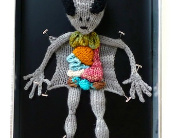 Knitted Alien Autopsy DIY Kit