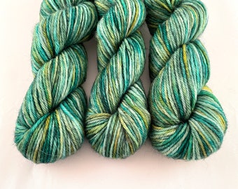 Custom dyed  4-ply DK superwash merino yarn