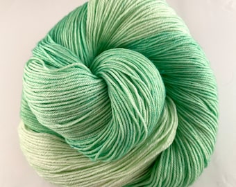 Custom dyed superwash merino sock yarn