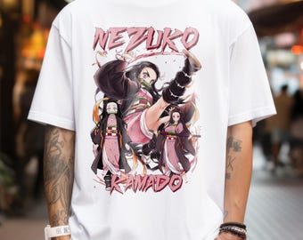 Anime Nezuko Kamado Camisa Manga Japonesa