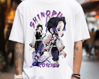 Maglietta con personaggio manga giapponese Anime Shinobu Kotcho / Illustrazione Chibi