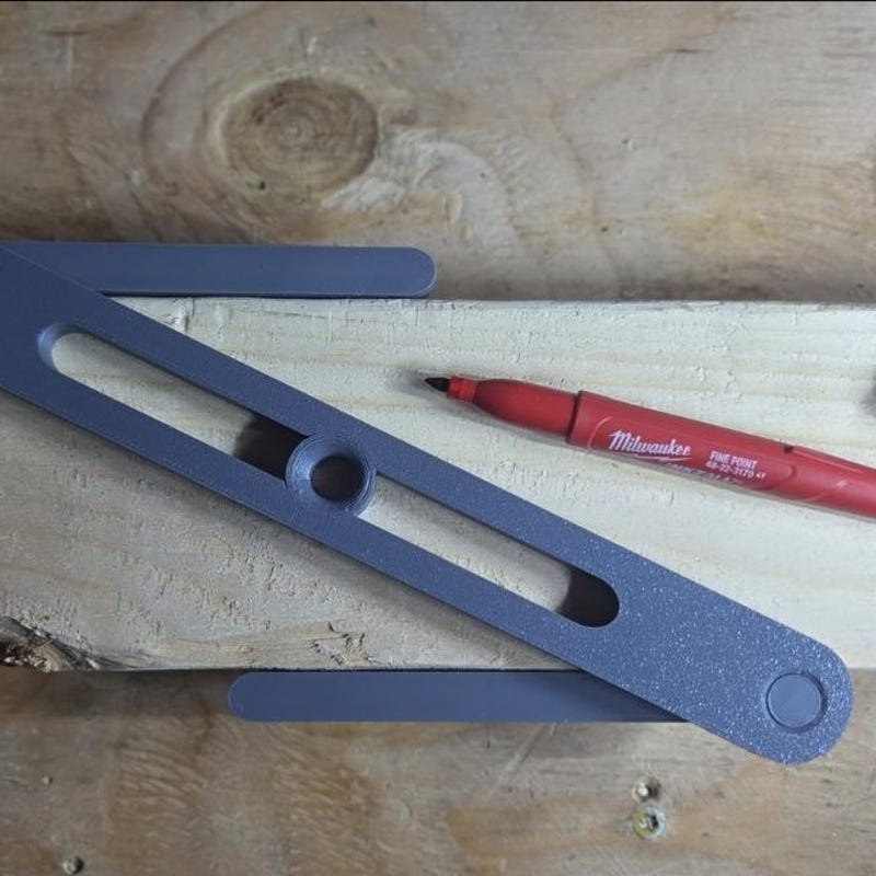 Sharpie Ruler Center Finder Jig Tool - Etsy