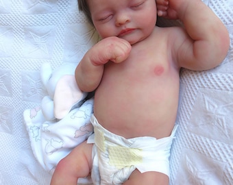 12" 30CM Soft Solid Silicone Baby Doll Reborn Pascale Super Elastic Squishy Lifelike Newborn Baby Girls With Painted Skin Toys - 26