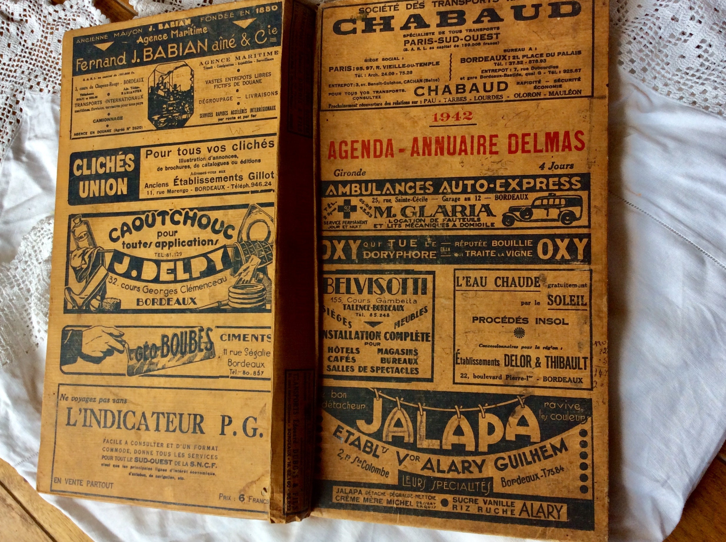 Unusual Collection of Vintage French Purple Copy Paper in Decorative Old  Folder Paper Ephemera 
