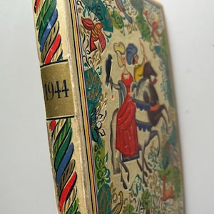 NUEVO STOCK Impresionante cuaderno decorativo vintage francés de 1944 Magasins du Printemps / Agenda / Libro mayor / Libro de recibos y gran mapa de París con papel adicional