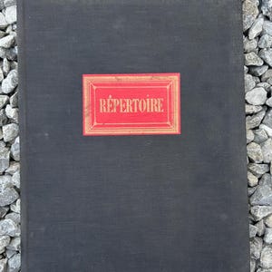 NOUVEAU STOCK inutilisé Superbe répertoire français des années 1900 vintage / grand livre de comptes / journal / agenda vieux livres éphémères