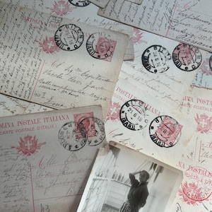 22 einzigartige antike italienische 1916-18 Erster Weltkrieg Postkarten & Fotografie Ephemera
