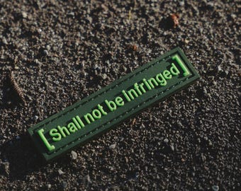 Patch inspiré de Fallout Patch moral en PVC épais « Ne doit pas être enfreint »