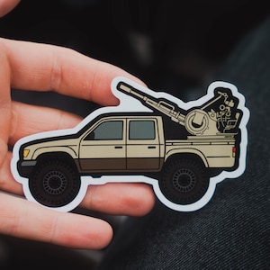 Pegatina de vinilo Toyota Hilux para coche