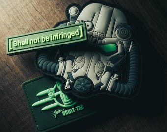 Fallout Inspired Collection, Vault Boy Patch, T60 Power Armor, Wastelander Patches