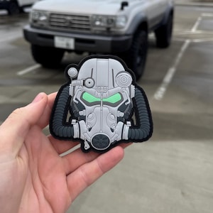 Fallout Inspired T-60 Power Armor Patch, Thick PVC Morale Patch