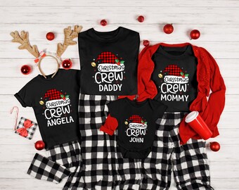 Custom Family Christmas 2025 T-Shirts, Family Christmas Crew Tee, Matching Pajamas Squad,Cousin Crew Xmas Shirt, Couple Matching Tshirt Gift