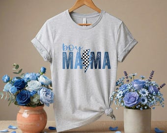Boy Mama Shirt, Gift for Mama of Boys, Mother's Day Tee, New Mom Tee, Mom Life Tee, Mama Lover Shirt, Motherhood Shirt, Boy Mom Shirt
