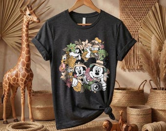 Disney Safari Mode Shirt, Animal Kingdom Safari Shirt, Safari Mickey Minnie Tee, Matching Family Trip Tee, WDW Shirt, Mickey Minnie Wild Tee