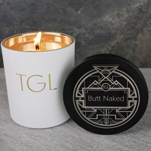 Butt Naked Soy Candle Coconut Berry Nectar Tonka Bean, 8oz