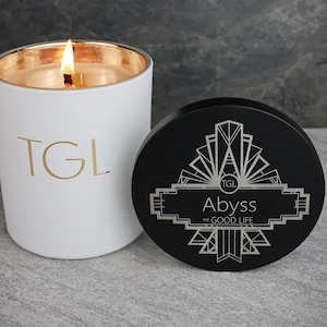 Abyss Soy Candle Oceanic Plum Sandalwood Dark Musk 8oz