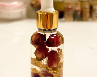 Obsession Ritual Oil – Passion, Desire, Attraction – Crystal Infused Botanical Blend