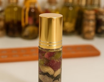 Ritual Oil Rollerball – Self Worth, Receiving Energy, Crystal Infused Manifestation Tool